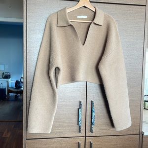 OAK + FORT Cropped Chunky Knit ‘M’